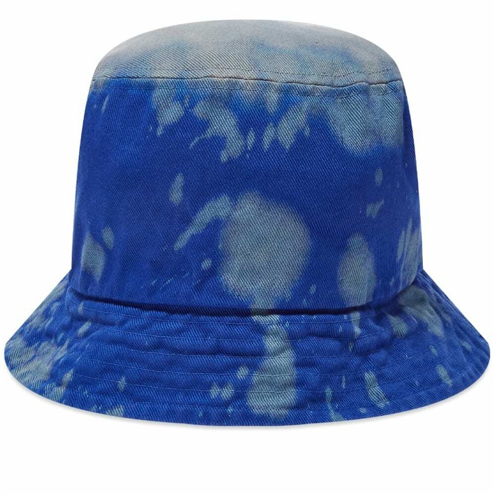 Photo: NOMA t.d. Men's Hand Dyed Bucket Hat in Blue