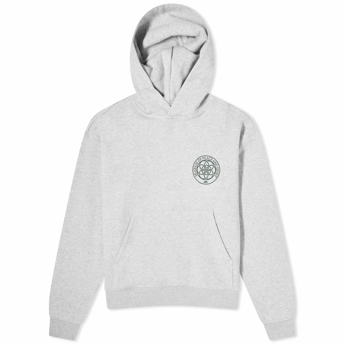 Museum of Peace and Quiet Men's Wellness Centre Hoodie in Heather Grey