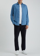 Eton Blue Chambray Shirt