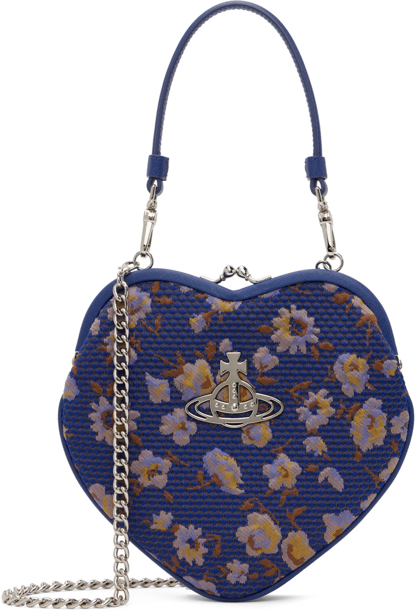 Vivienne Westwood Blue Belle Heart Frame Bag Vivienne Westwood