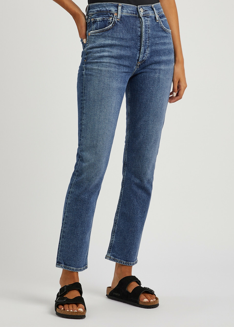 Citizens OF Humanity Charlotte Dark Blue Straight-leg Jeans