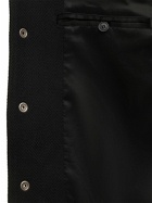 SAINT LAURENT - Teddy Wool Jacket W/ Striped Details