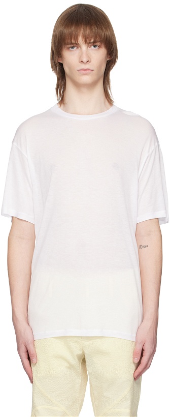 Photo: Post Archive Faction (PAF) White Printed T-Shirt