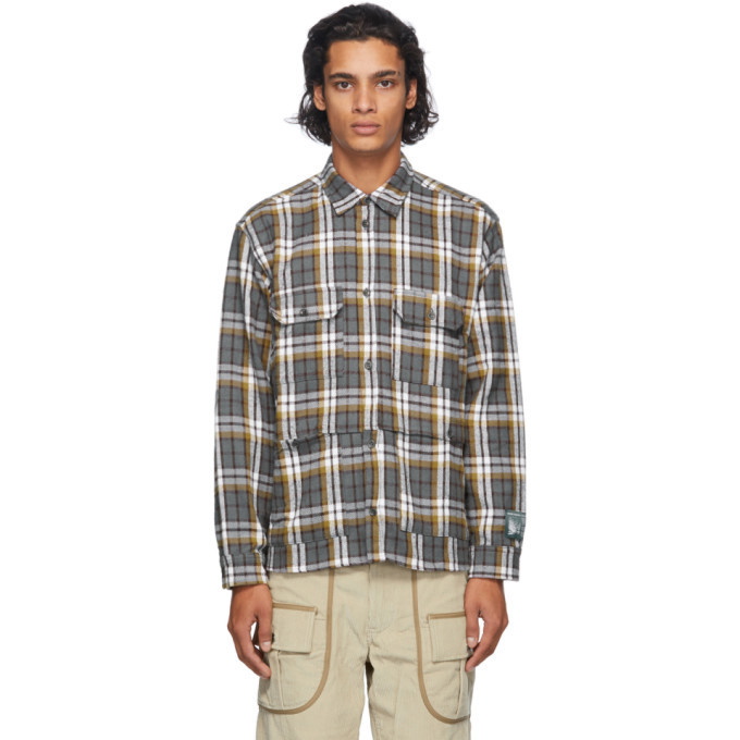 Photo: Reese Cooper Grey Flannel Check Shirt