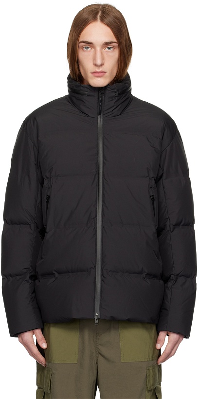 Photo: Norse Projects ARKTISK Black Stand Collar Down Jacket
