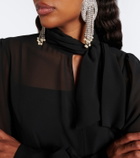 Valentino Silk-blend chiffon blouse