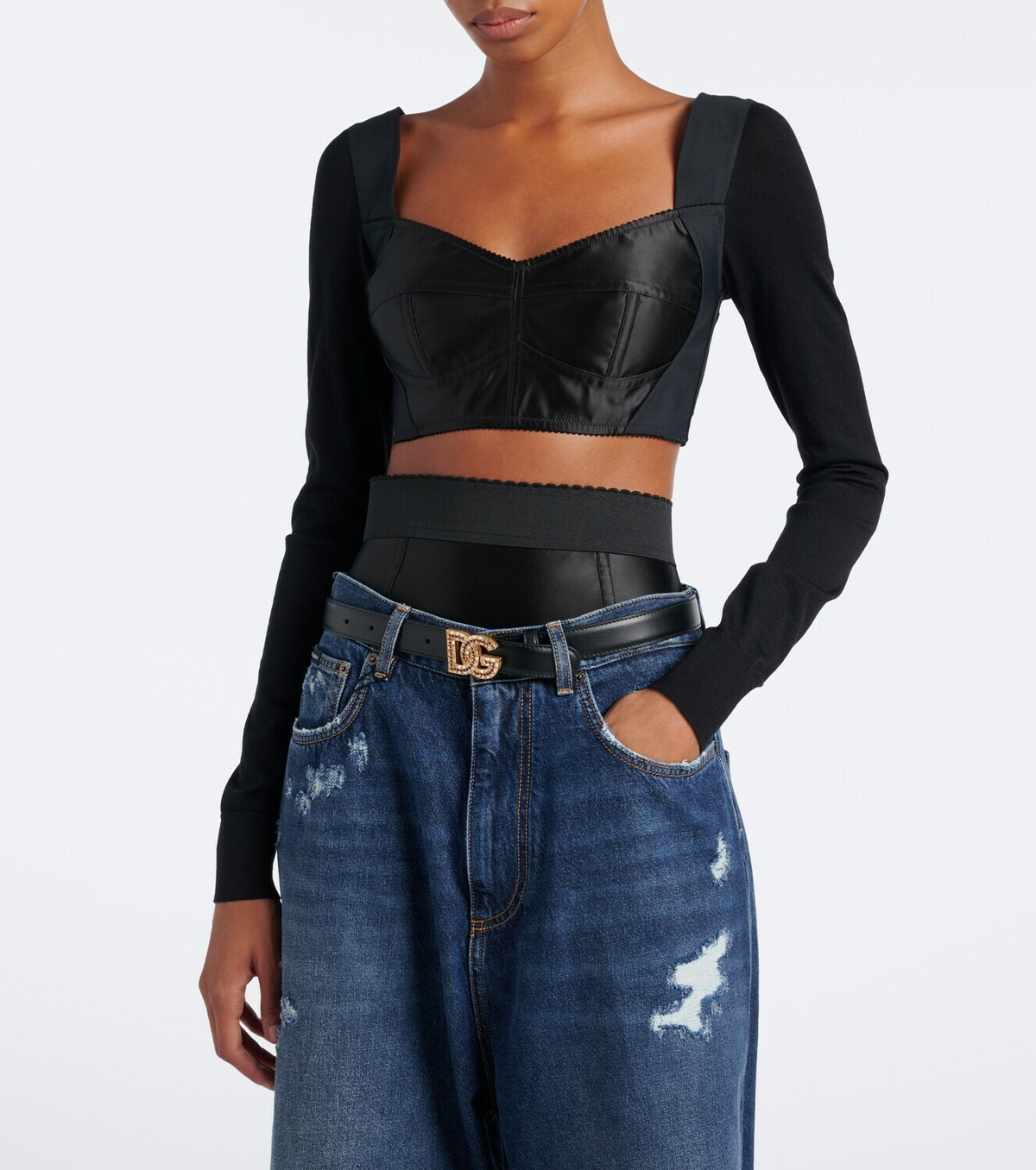 Dolce&Gabbana Satin bra top