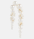 Sophie Bille Brahe - Palais de Nuit 14kt gold single earring with pearls