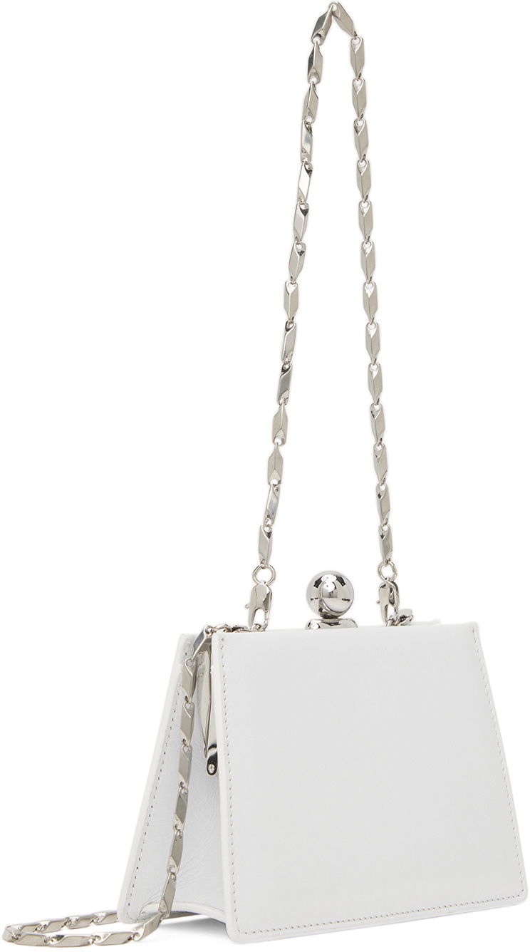 Ratio et Motus White Mini Twin Shoulder Bag