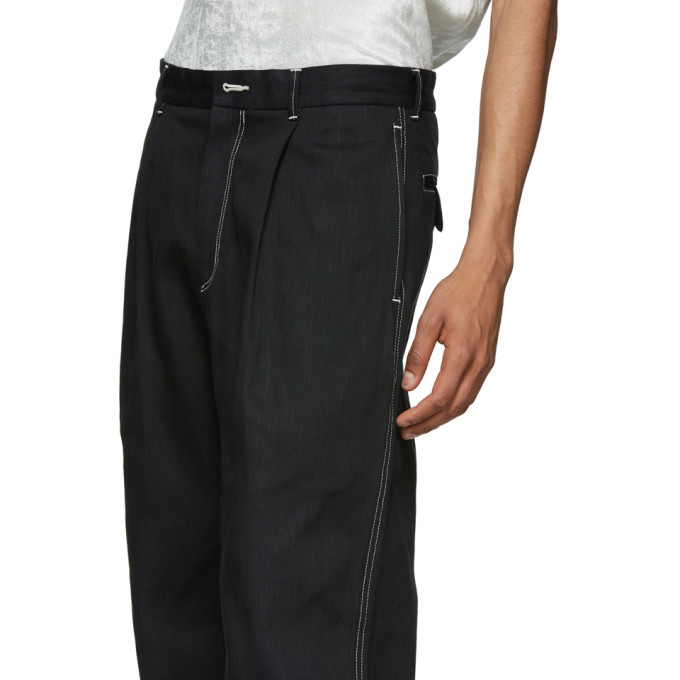 Sasquatchfabrix. Black Denim Trousers