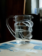NIKO JUNE White Ivy Glass Jug