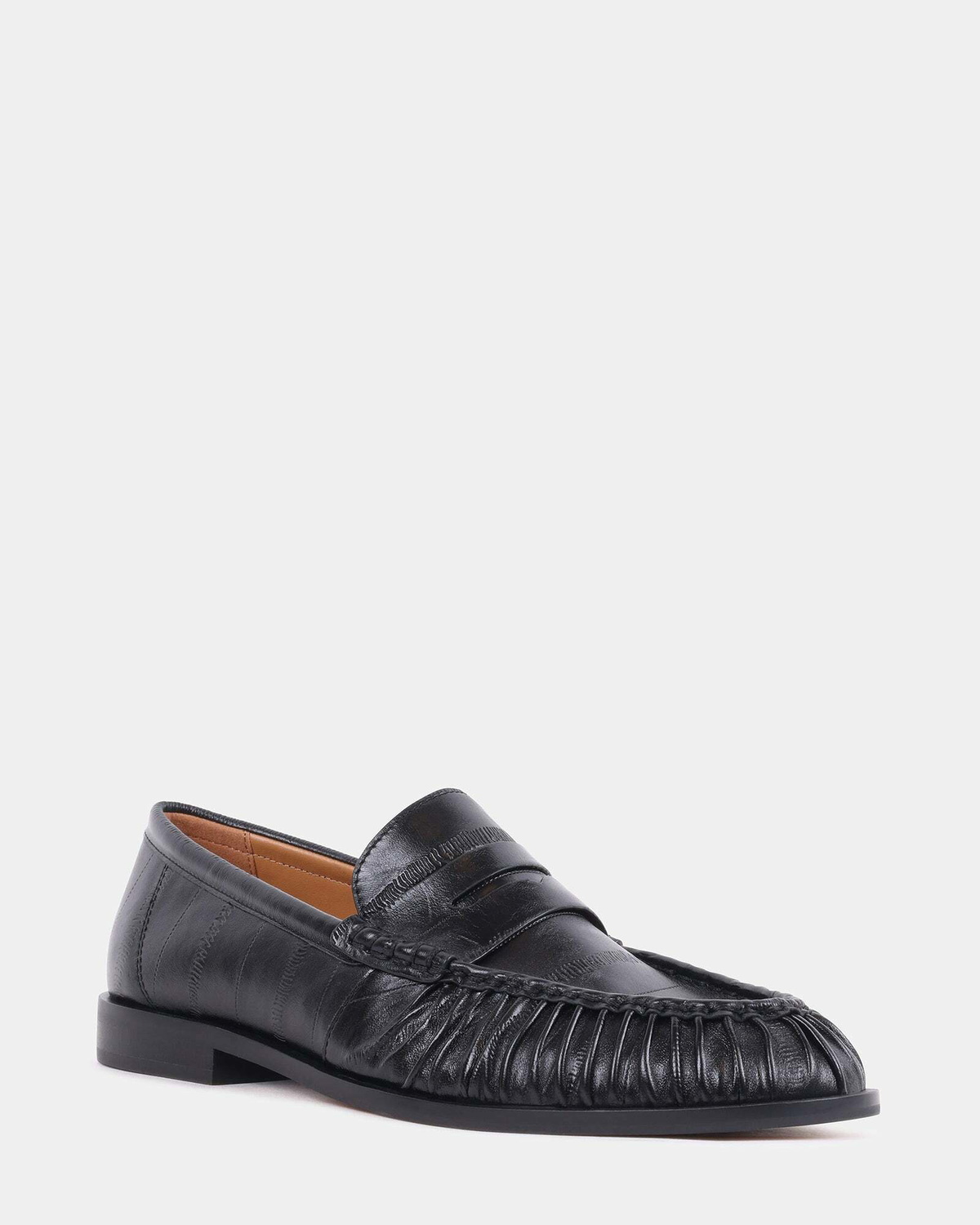 Steve Madden Quincey Dress Shoes in Black Eel