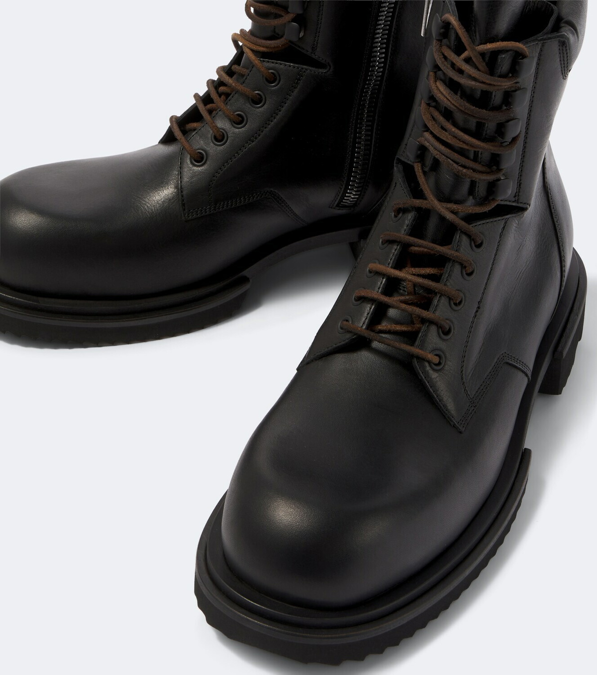 Rick Owens Army Gabe leather combat boots