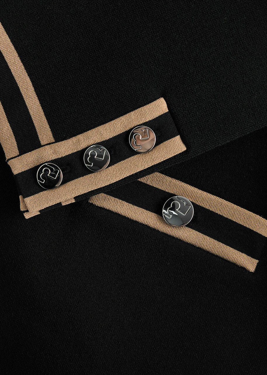 Tory Burch Kendra Knitted Mini Dress Black Tory Burch Tory Burch Kendra Knitted Mini Dress Black Tory Burch