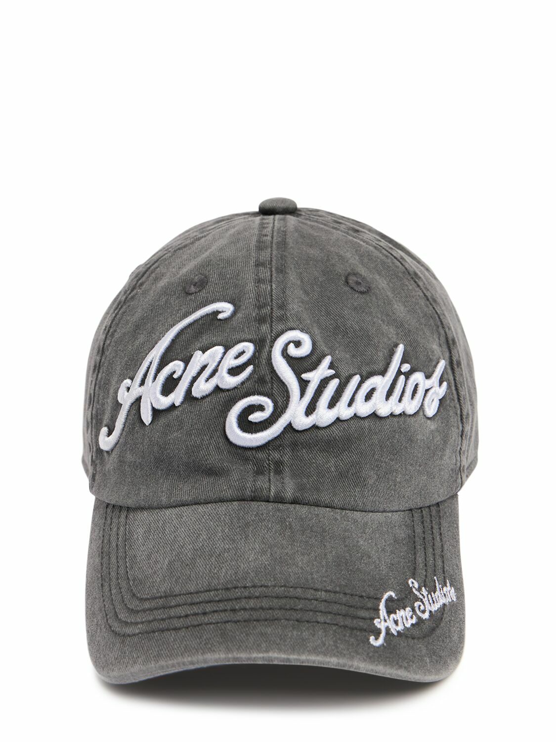 ★人気★【Acne Studios】CARLIY LOGO CAP ACNE STUDIOS Carliy Logo Cotton Cap Acne Studios
