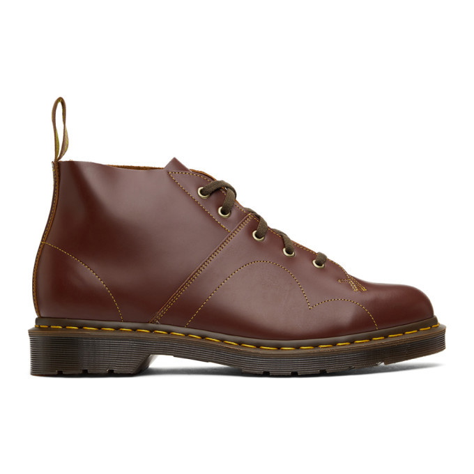 Photo: Dr. Martens Burgundy Vintage Church Monkey Boots