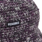 Pleasures Men's Vacation Knit Bucket Hat in Grey