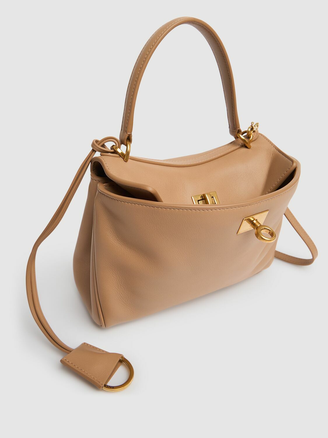 【BALENCIAGA】Mini Rodeo レザートップハンドルバッグ Balenciaga Rodeo Mini Leather Top-Handle Bag - Bergdorf Goodman