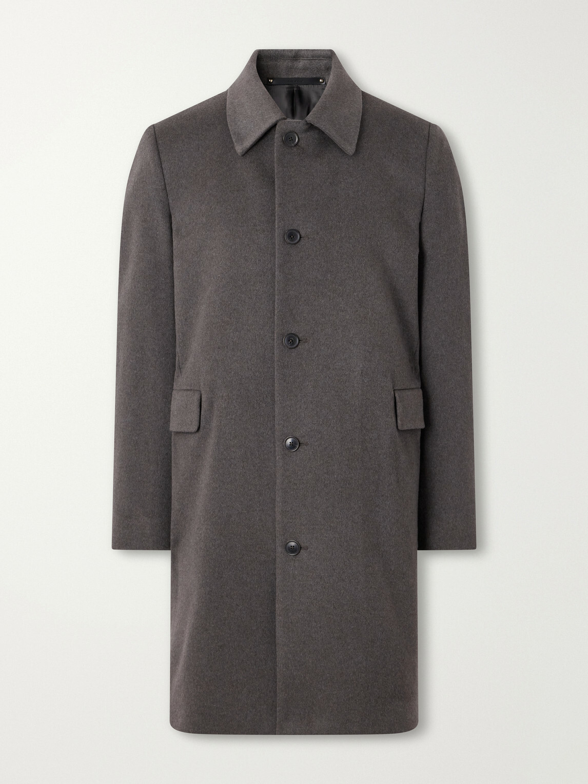 Paul Smith - Brushed Wool and Cashmere-Blend Felt Coat - Brown