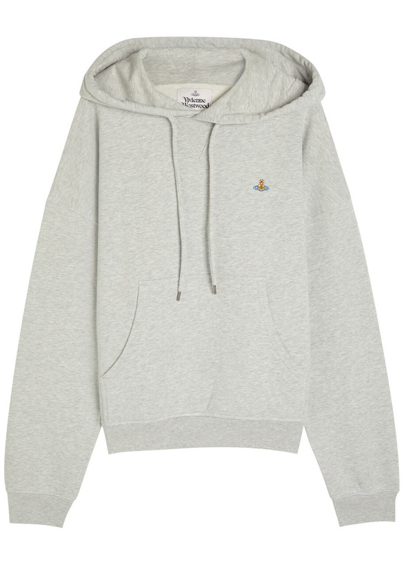 Photo: Vivienne Westwood Ashton Logo Hooded Cotton Sweatshirt Grey