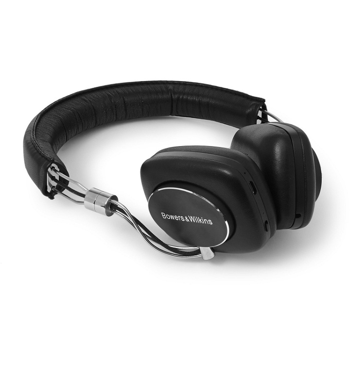 Photo: Bowers & Wilkins - P5W Leather-Covered Wireless Headphones - Black