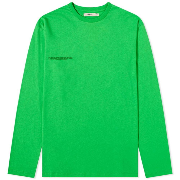 Photo: Pangaia Long Sleeve Organic Cotton T-Shirt in Jade Green