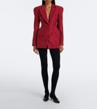 Magda Butrym Silk blazer dress