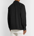 Undercover - Cotton and Tencel-Blend Twill Shirt - Black