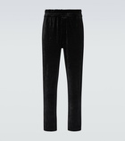 Saint Laurent - Tapered velvet pants