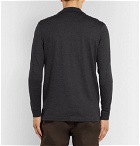 Dunhill - Wool Polo Shirt - Men - Charcoal