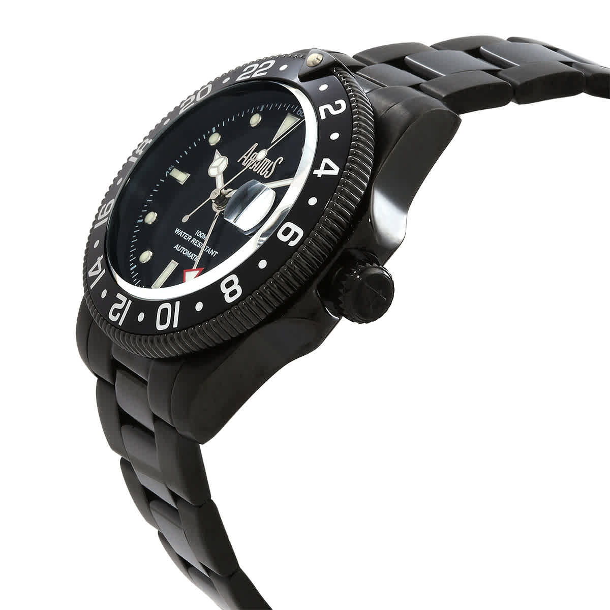 Arbutus Wall Street GMT Automatic Black Dial Mens Watch AR1806BBS