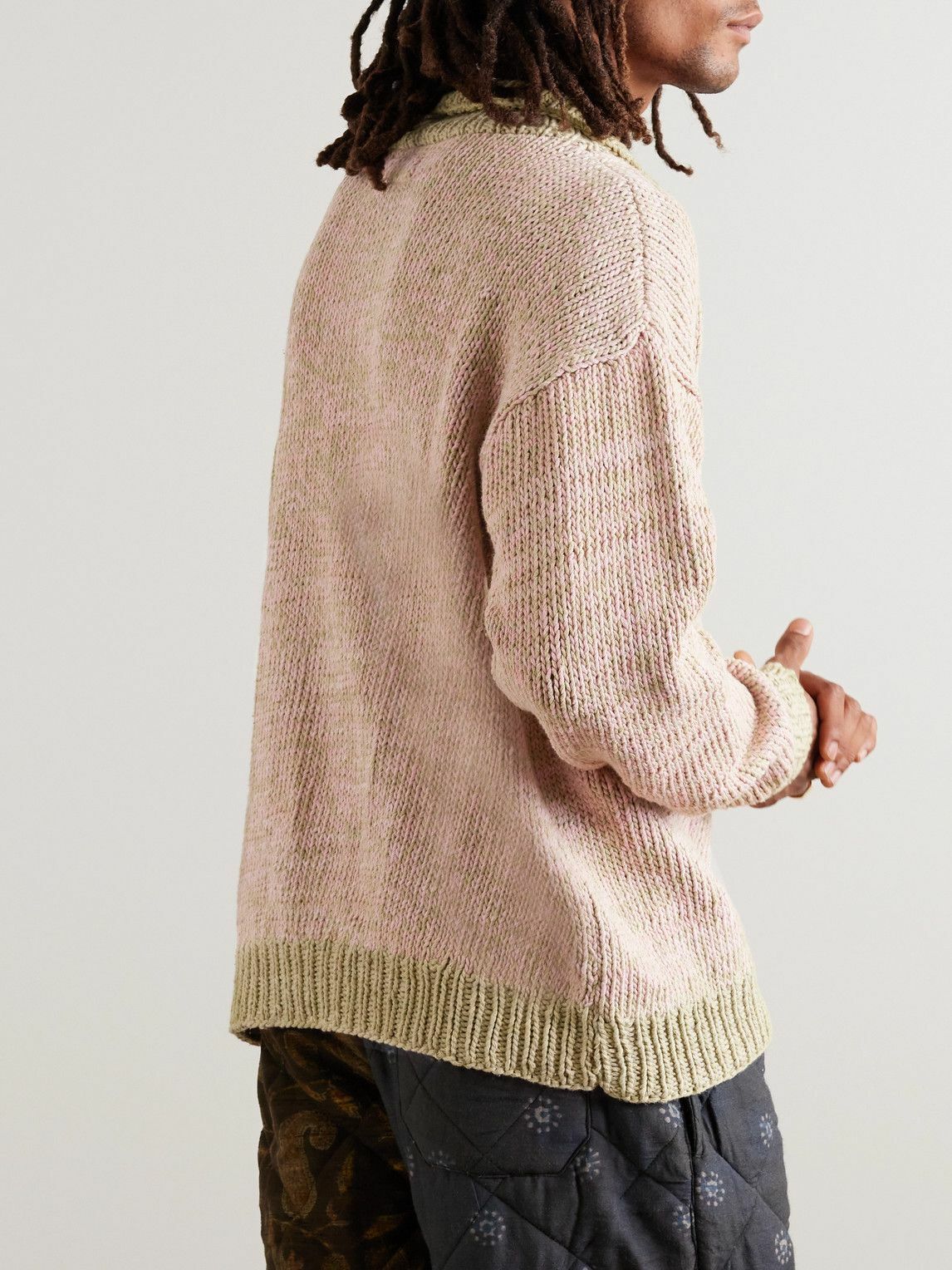 Karu Research - Throwing Fits Cotton Polo Shirt - Pink