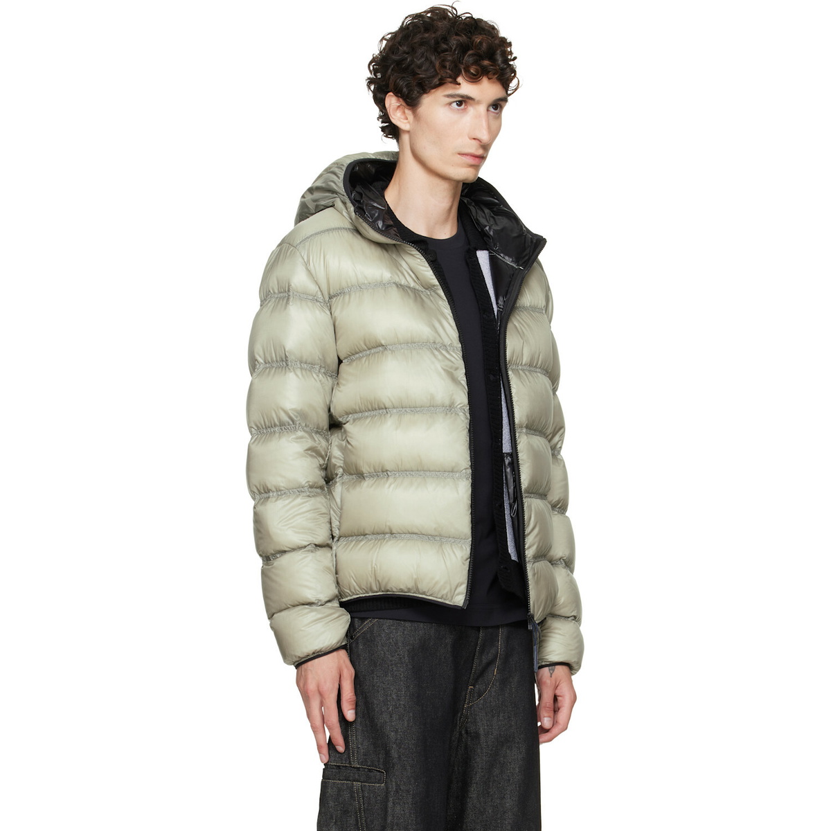 Moncler Gray Guadiana Down Jacket