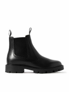 CELINE - Margaret Shearling-Lined Leather Chelsea Boots - Black