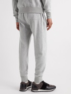 Mr P. - Tapered Pintucked Wool and Cashmere-Blend Sweatpants - Gray