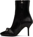 Givenchy Black G Woven Heeled Boots