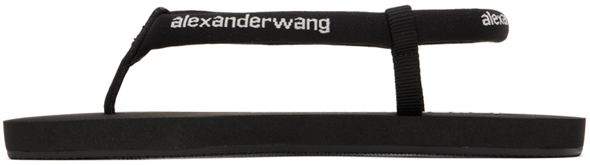 Alexander Wang Black Tubular Flip Flop Sandals Alexander Wang