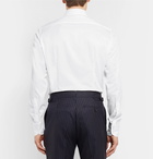 Thom Sweeney - White Slim-Fit Button-Down Collar Cotton-Poplin Shirt - White