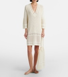 Eres Divina crochet minidress