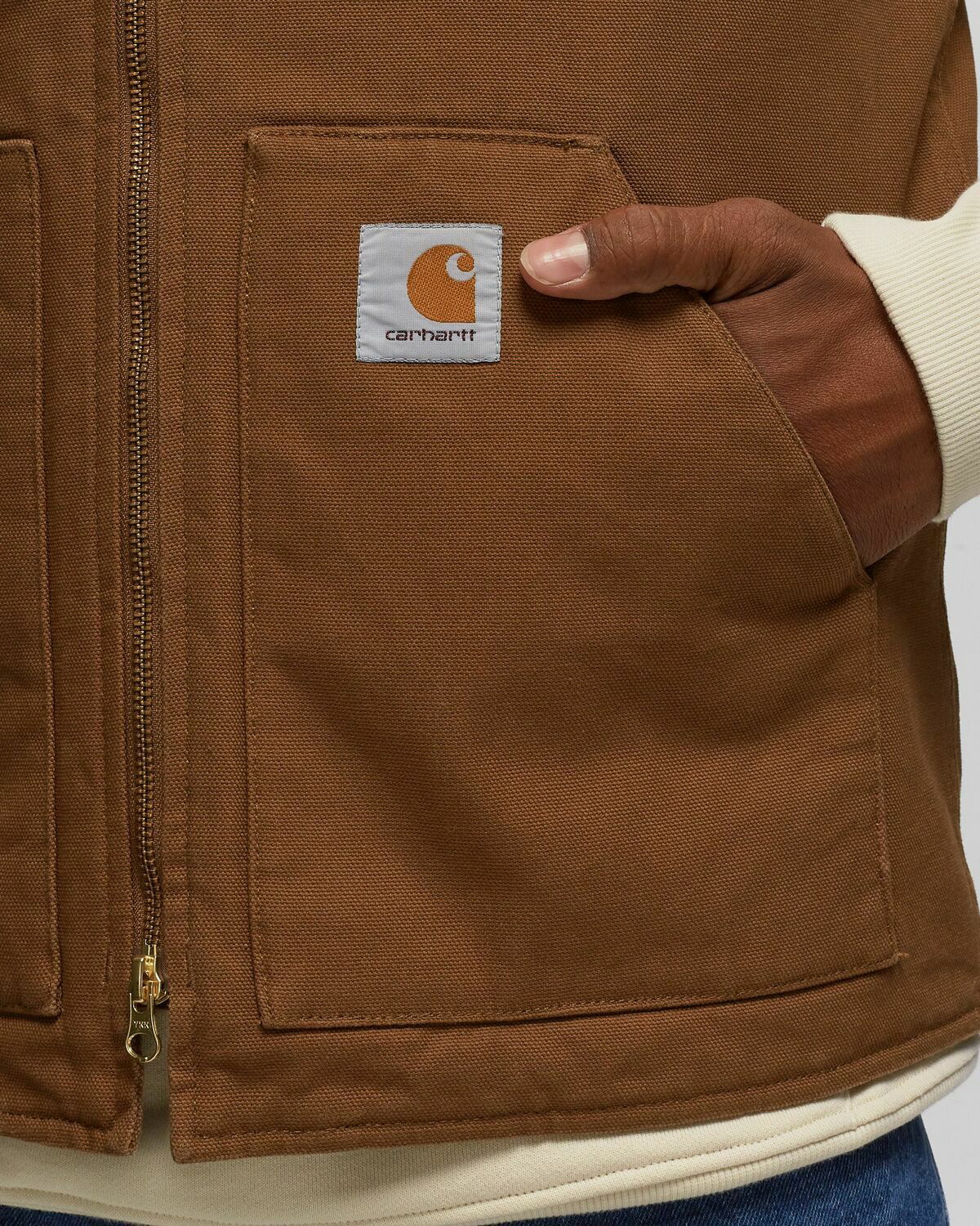 Carhartt Wip Classic Vest Brown - Mens - Vests Carhartt WIP