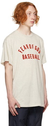 Fear of God Beige 'Baseball' Shirt