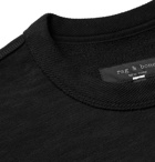 rag & bone - Logo-Print Loopback Cotton-Jersey Sweatshirt - Black