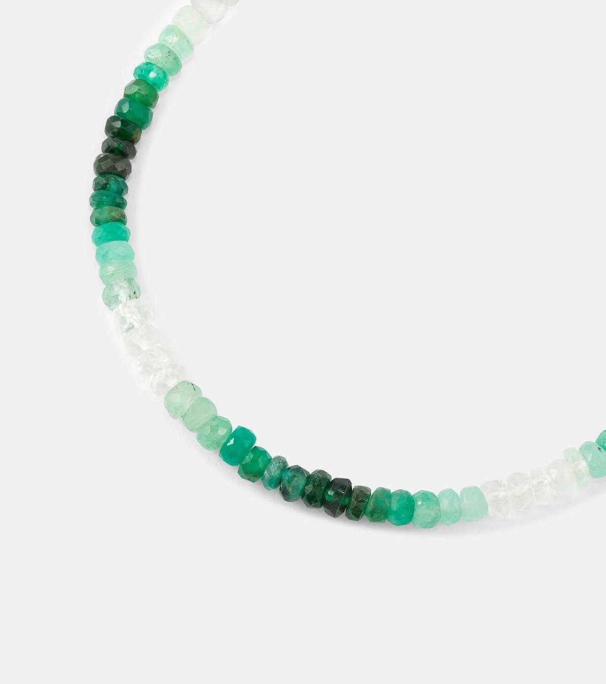 Roxanne First Set of 3 14kt yellow gold bracelets with gemstones