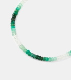 Roxanne First Set of 3 14kt yellow gold bracelets with gemstones