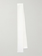 TOM FORD - Frayed silk-satin scarf