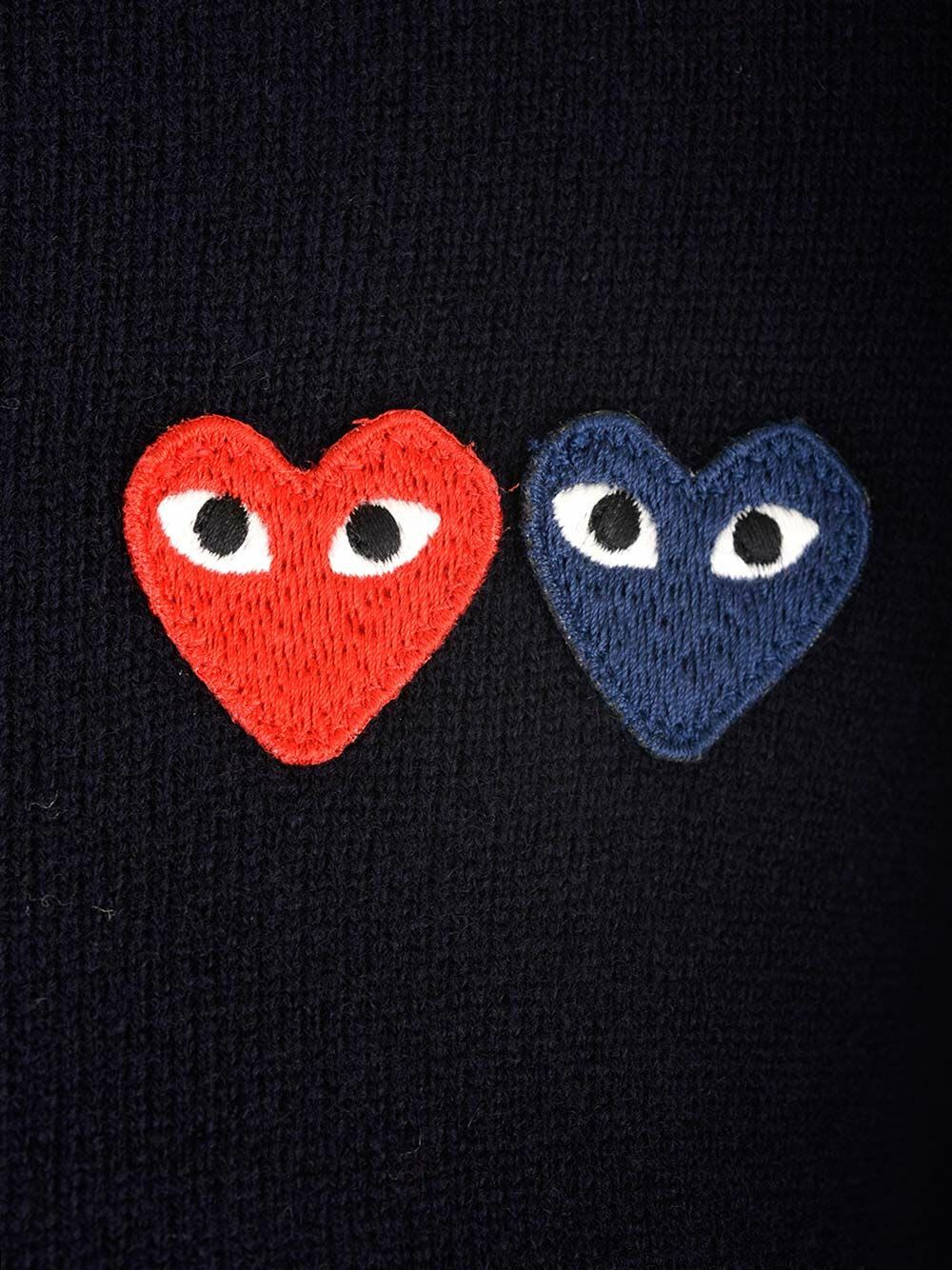 Comme des Garçons Play Crewneck Wool Cardigan