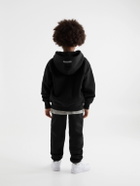Fear of God Essentials Kids - Logo-Print Cotton-Blend Jersey Hoodie - Black