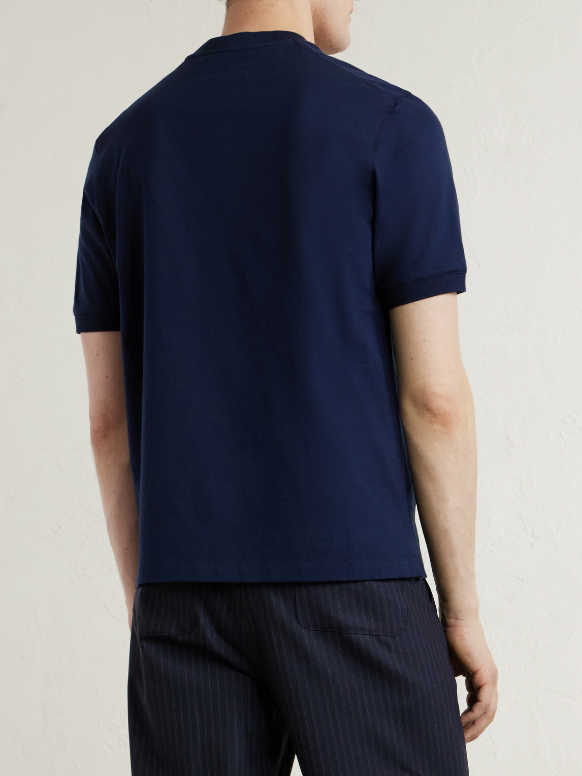 Canali - Cotton-Jersey T-Shirt - Blue