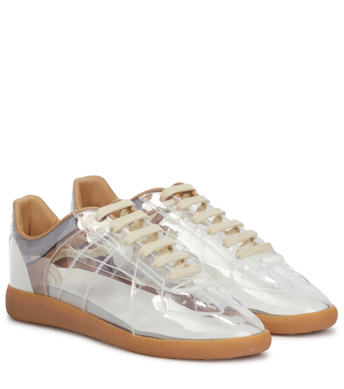 Maison Margiela - Replica PVC and leather sneakers Maison