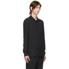 Rick Owens Black Office Shirt